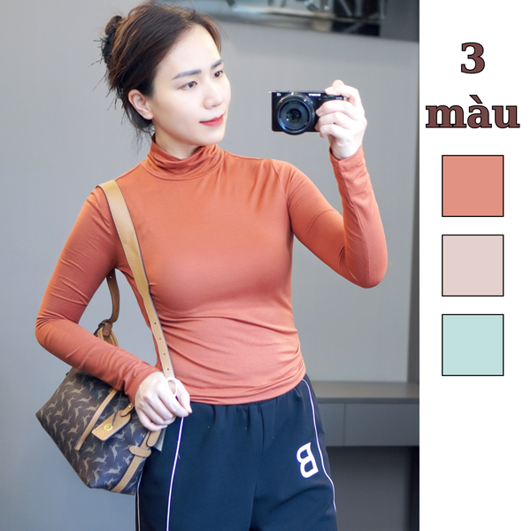 Áo cổ lọ dài tay style US UK