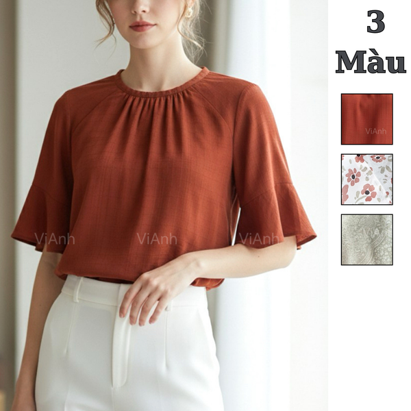 Áo ngắn tay cổ tròn style US UK / D21 D22 D23