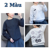 Áo sweater nỉ style Hàn / 2 MÀU