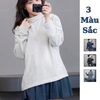 Áo len cao cổ UNI / C80 kem xám , C81 xanh than , C82 nâu