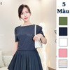 Áo thun ngắn tay cổ thuyền style US / D81 D82 D83 D84 D85 D86