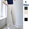 Quần dài ống suông style Âu Mỹ / D60 xanh rêu - D61 trắng - D62 đen - D63 be