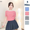 Áo thun ngắn tay cổ thuyền style US / D77 D78 D79 D80