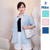 Áo sơ mi kẻ Uni phom rộng / D286 D287 D288