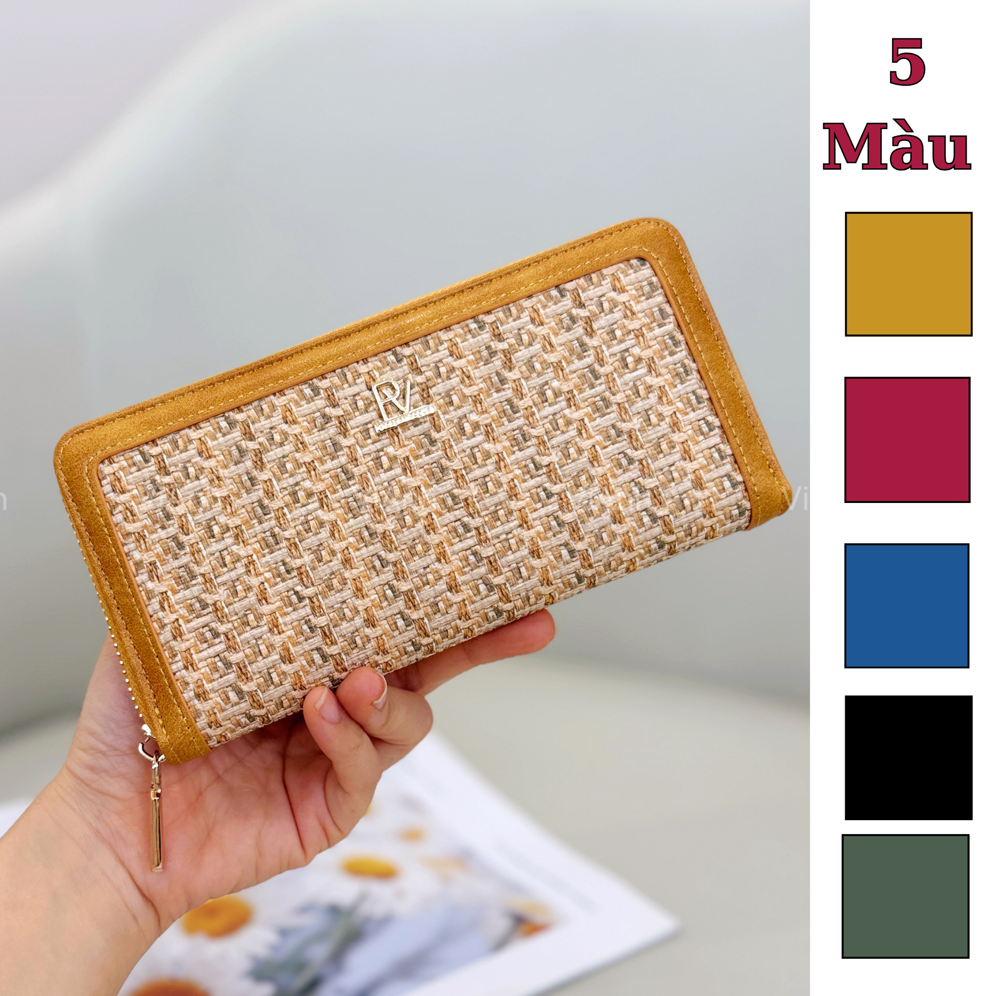 Ví dài S70 PV hoạ tiết / 19.5x9.5