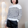 Áo khoác len dài tay kẻ ngang style Hàn H202 H203 H204 H205 H206