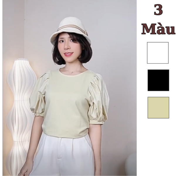 Áo thun tay bồng style Nhật H195 H196 H197