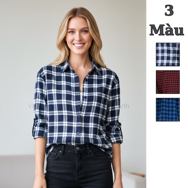 Áo sơ mi kẻ stye Hàn / C320 C321 C322