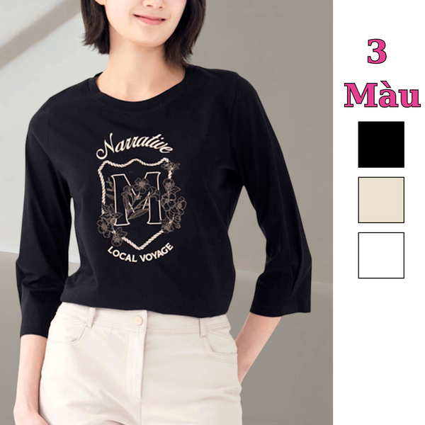 Áo thun tay lửng style Hàn / Z1 TRẮNG - Z2 BE - Z3 ĐEN