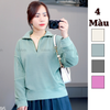 Áo sweater style US / A5 xanh lá , A6 hồng , A7 trắng kem , A8 xám