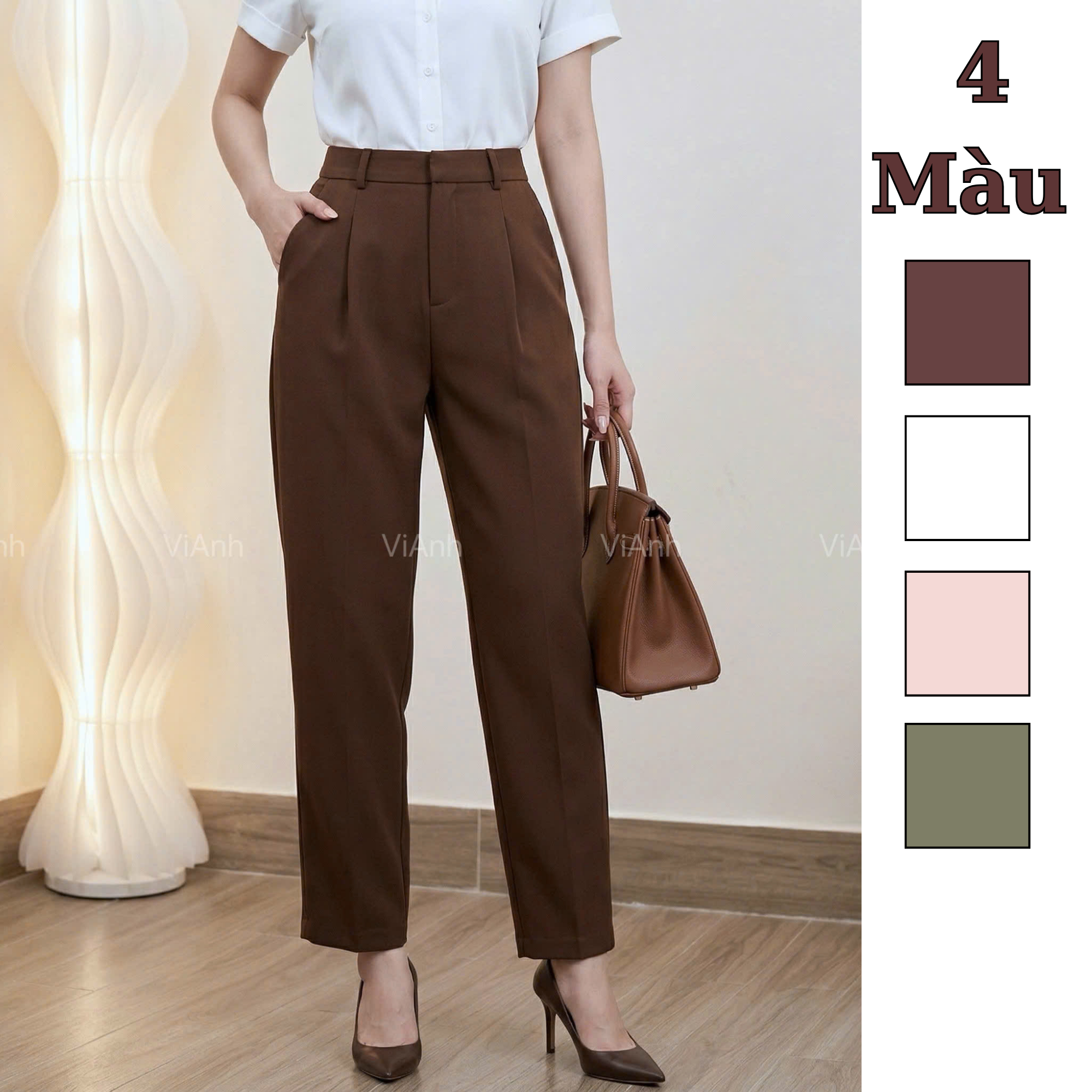 Quần Âu nữ dáng dài Z / D483 D484 D485 D486