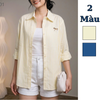 Áo sơ mi KẺ thêu hình ngực Xuất Hàn / D601 vàng , D602 xanh