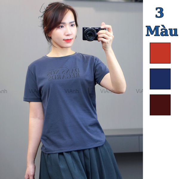 Áo thun ngắn tay ROPÉ Picnic /  T17 nâu / T18 đỏ / T19 xám