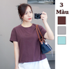Áo thun trơn US Uk  / T21 XANH MINT - T25 XÁM - T24 NÂU ĐỎ