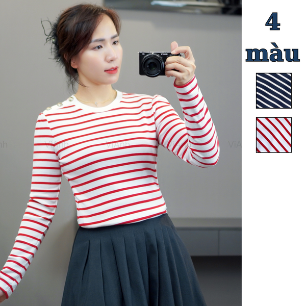 Áo thun vai bồng style US UK