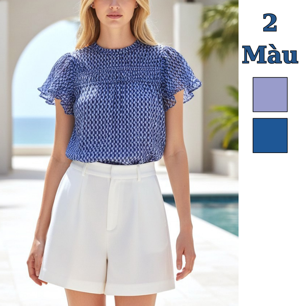 Áo voan 2 lớp style US / D974 D975