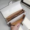 Túi xách K39 DS chữ nhật đeo chéo / 22x14 / TRẮNG KEM HOẠ TIẾT