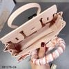 Túi xách chữ nhật xách tay CĐC CHR khoá+khăn XK1276 / 20x14 / D76 đen , H76 hồng , N76 nâu