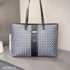 Túi B367 Totebag HC style Âu Mỹ chữ nhật khoác vai hoạ tiết chữ XK1303 / m38 đ40 c31 / XÁM ĐEN