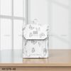 Balo B76 Mr.ACE vải dù hoạ tiết bướm XK1376 / 30x39 / TRẮNG