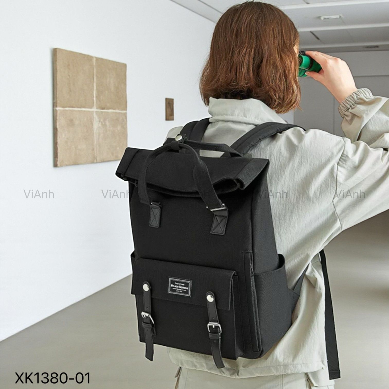 Balo Mr.ACE vải dù / 31x40 / ĐEN