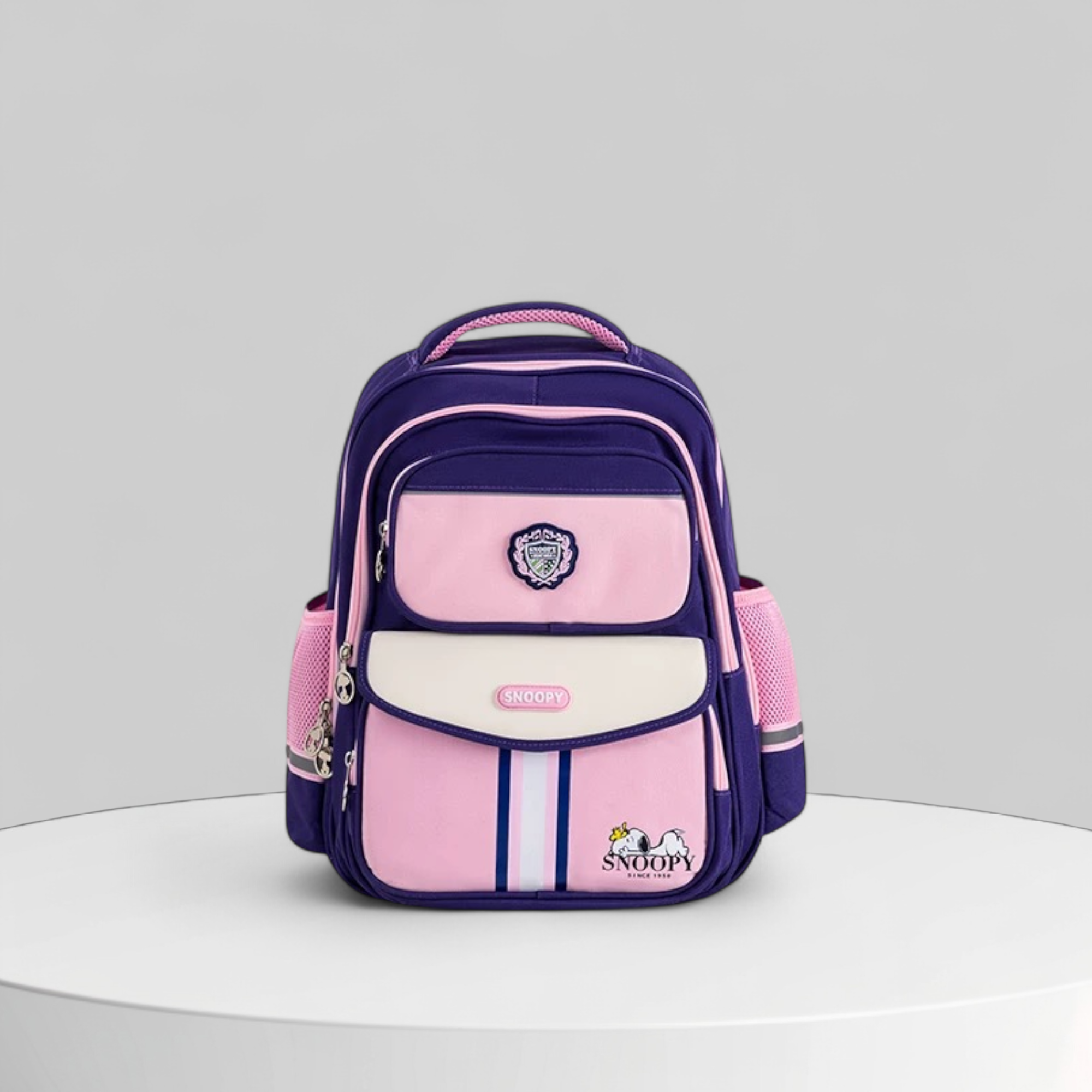 Balo B440 Snoppy vải dù size trung XK1466 / 27x38