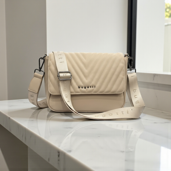 Túi xách B94 Bugatti chữ nhật đeo chéo KCH XK1494 / 24x19 / BE