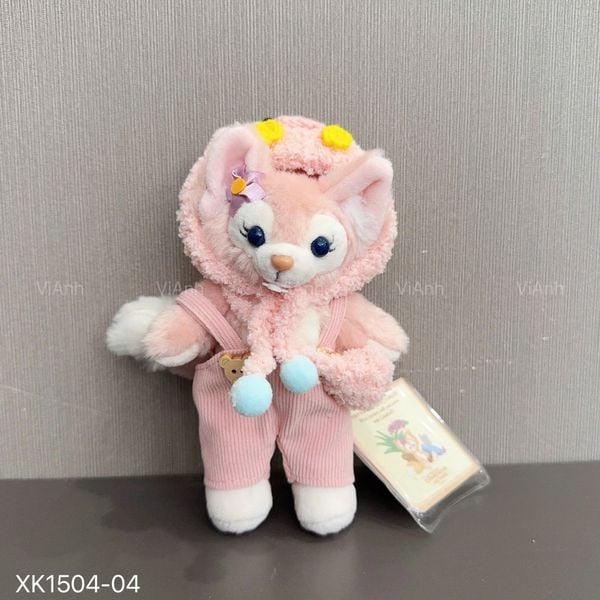 Charm túi DSN cáo mặc quần áo / HỒNG