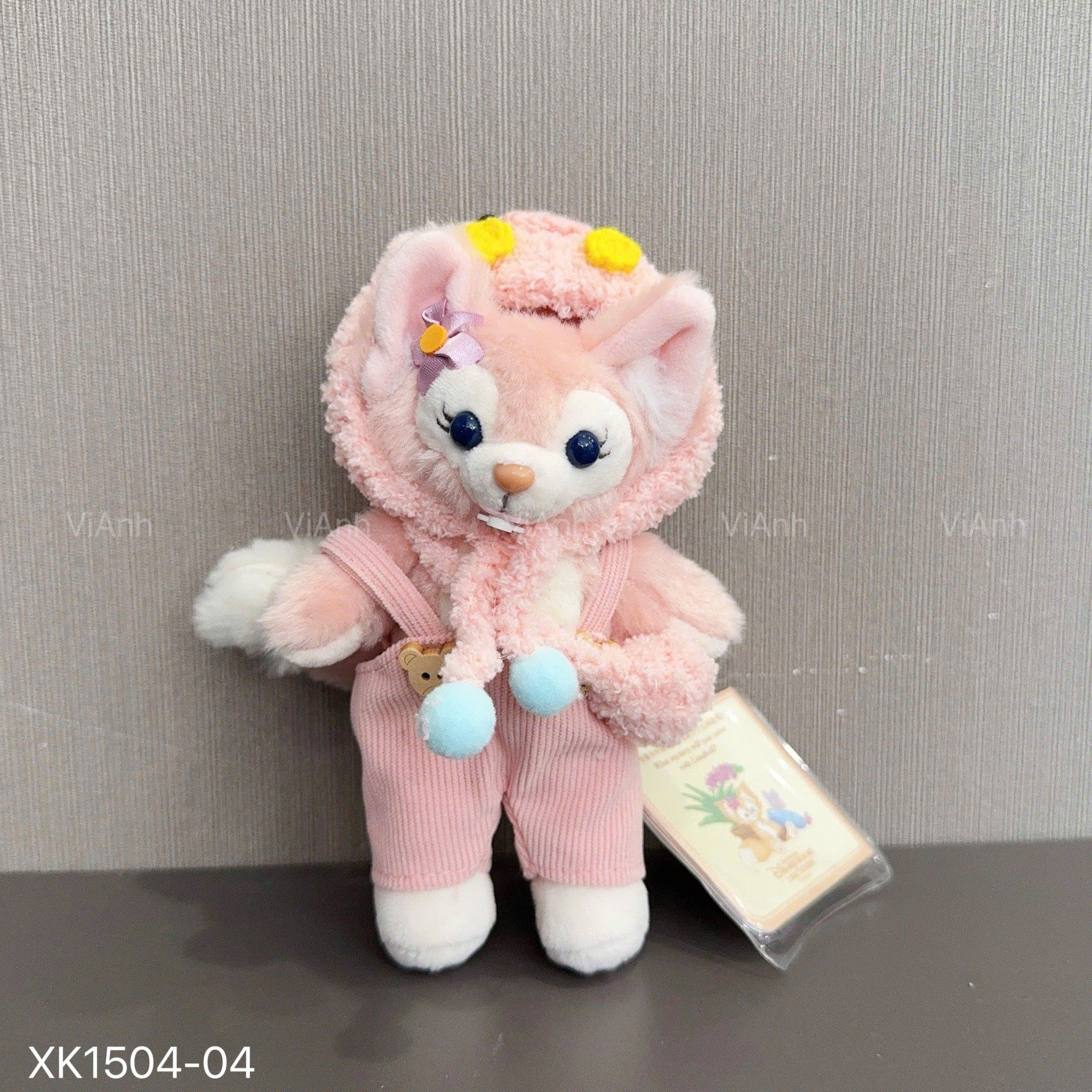 Charm túi DSN cáo mặc quần áo / HỒNG