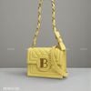 Túi B486 chần chéo hoạ tiết chữ B Bolsos Alicia XK1572 / 16 X 22