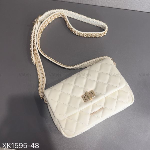 Túi xách Cierra phom chữ nhật đeo chéo / 21x15 / ĐEN