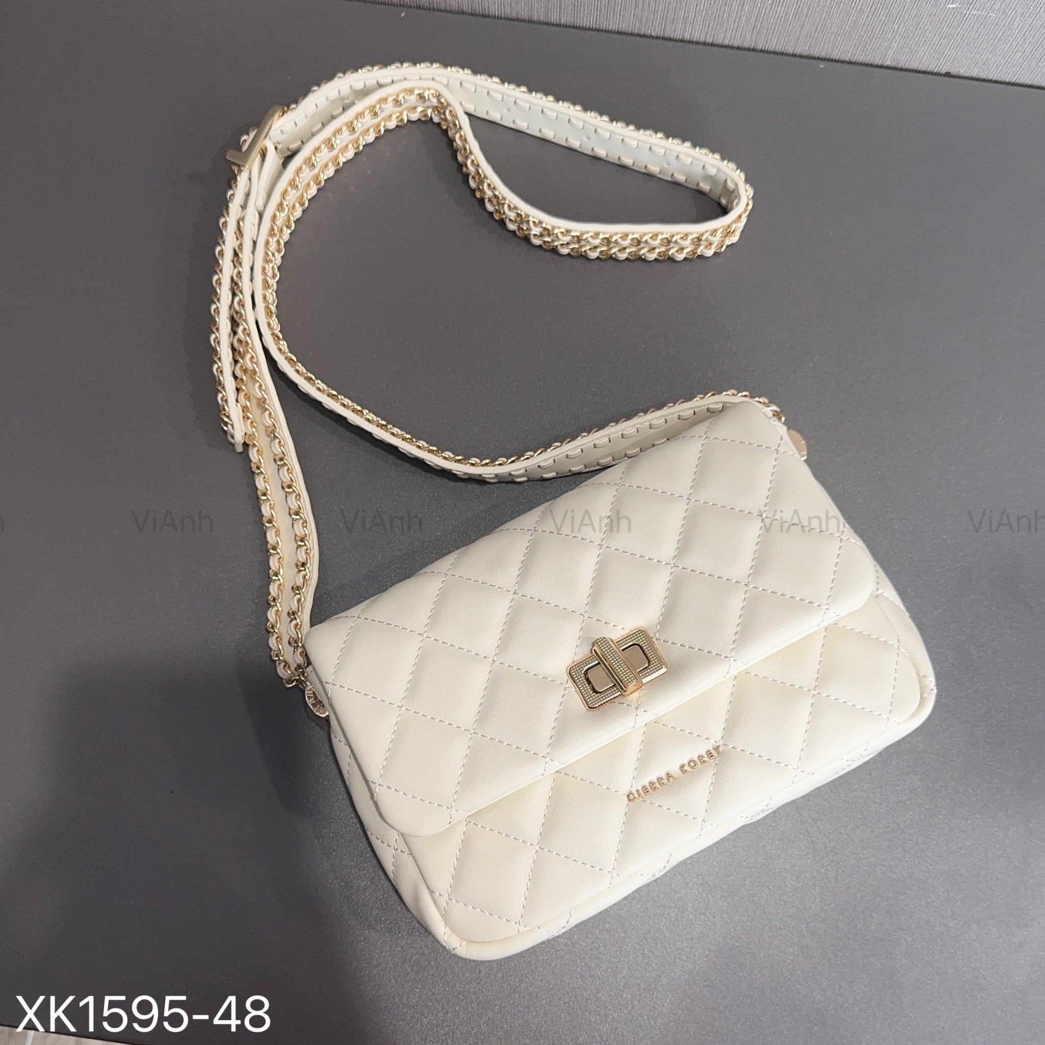 Túi B502 xách Cier.ra phom chữ nhật đeo chéo XK1595 / 21x15 / ĐEN