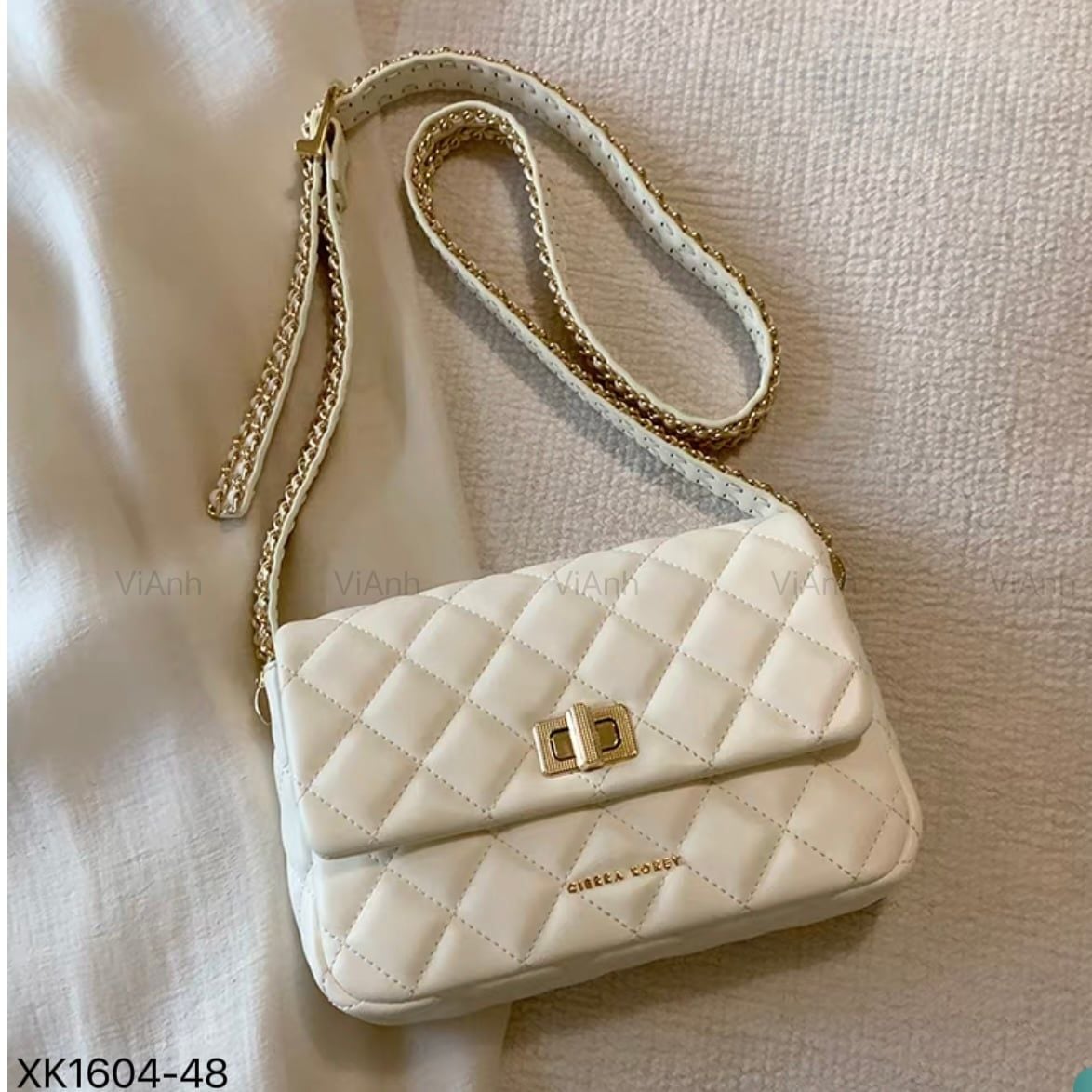 Túi xách Cierra đeo chéo / 20x15 / TRẮNG