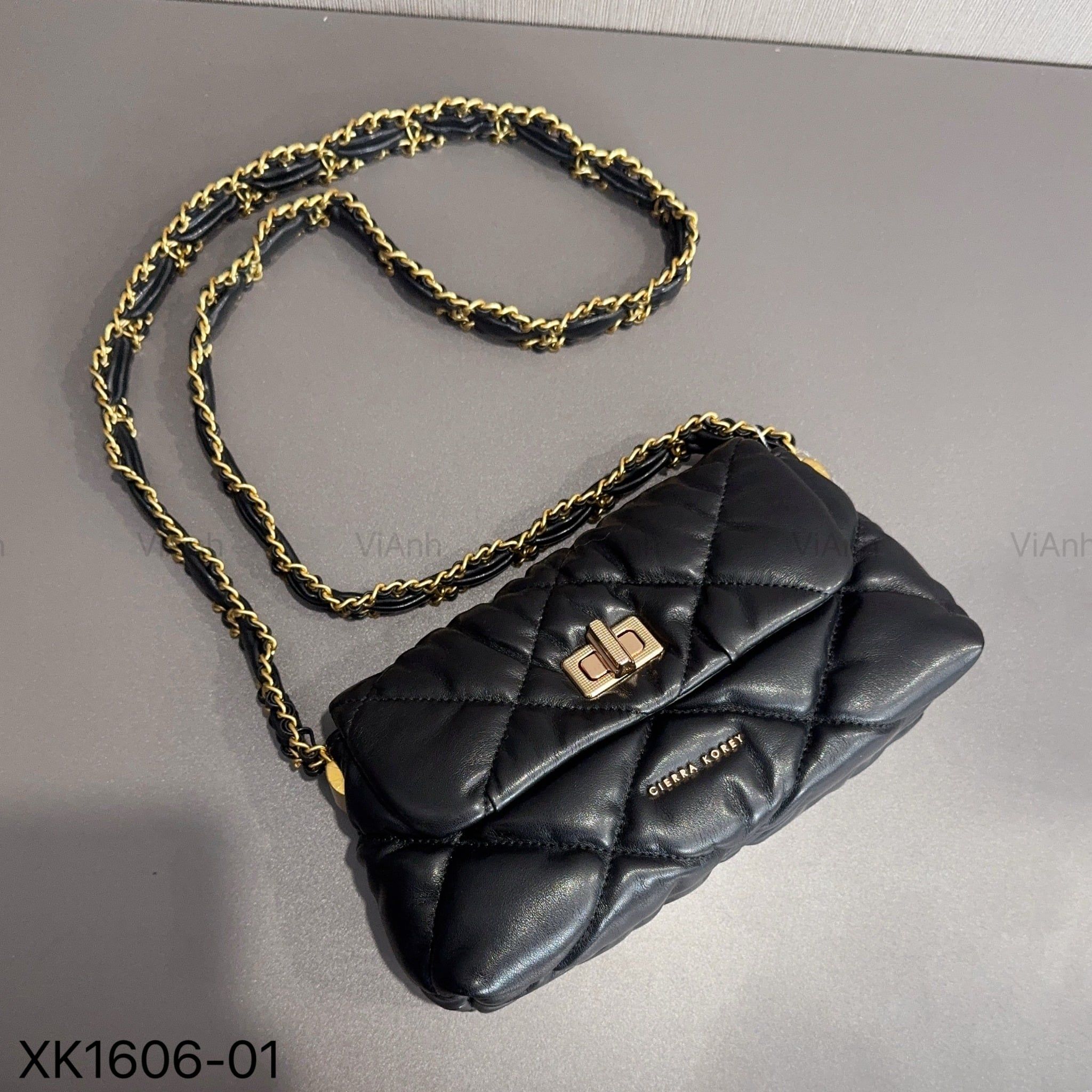 Túi xách Cierra đeo chéo / m21 đ24 c13 / ĐEN