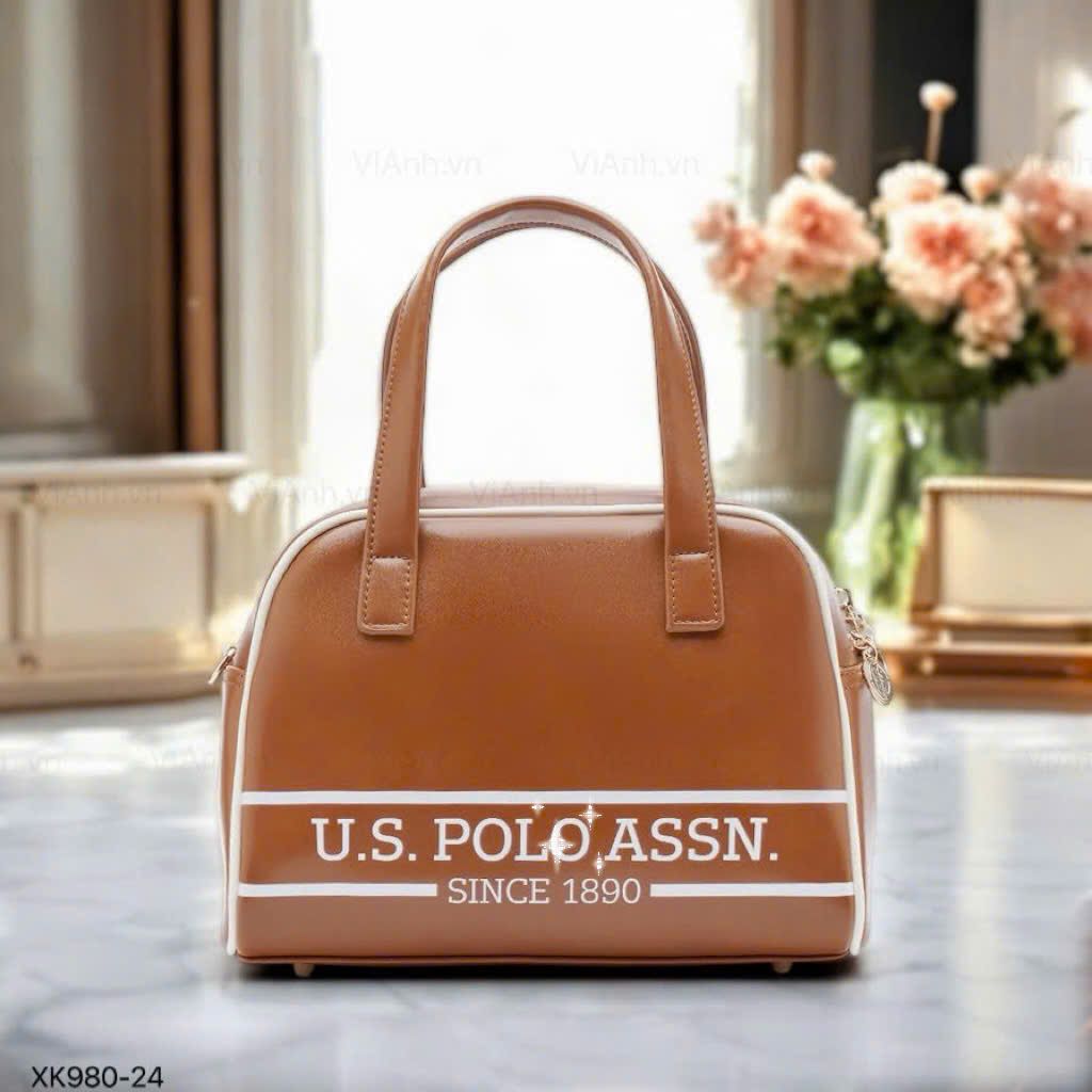 Túi xách P80 phom thang xách tay CĐC XK980 / 26x20 / NÂU