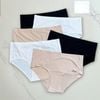 Set 6 quần lót nhiều màu ( KEM - DA - ĐEN) xuất Hàn A6380