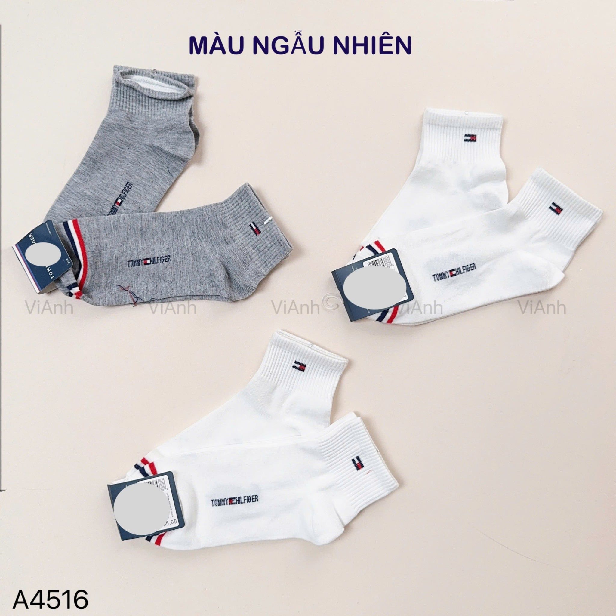 SET 6 đôi tất TM / / MÀU SÁNG ( H16 )