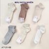 SET 6 Tất cổ thấp Uni mỏng / 2-3 MÀU / KIỂU