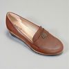 Giày lười slip-on đế cao style US UK / NÂU
