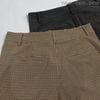 Quần Short lửng style Hàn / D435 NÂU KẺ - D436 XÁM KẺ