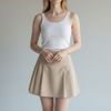 Áo sát nách style Hàn D476 / TRẮNG