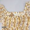 Áo Váy hoa nhí 2 lớp cotton / VÀNG