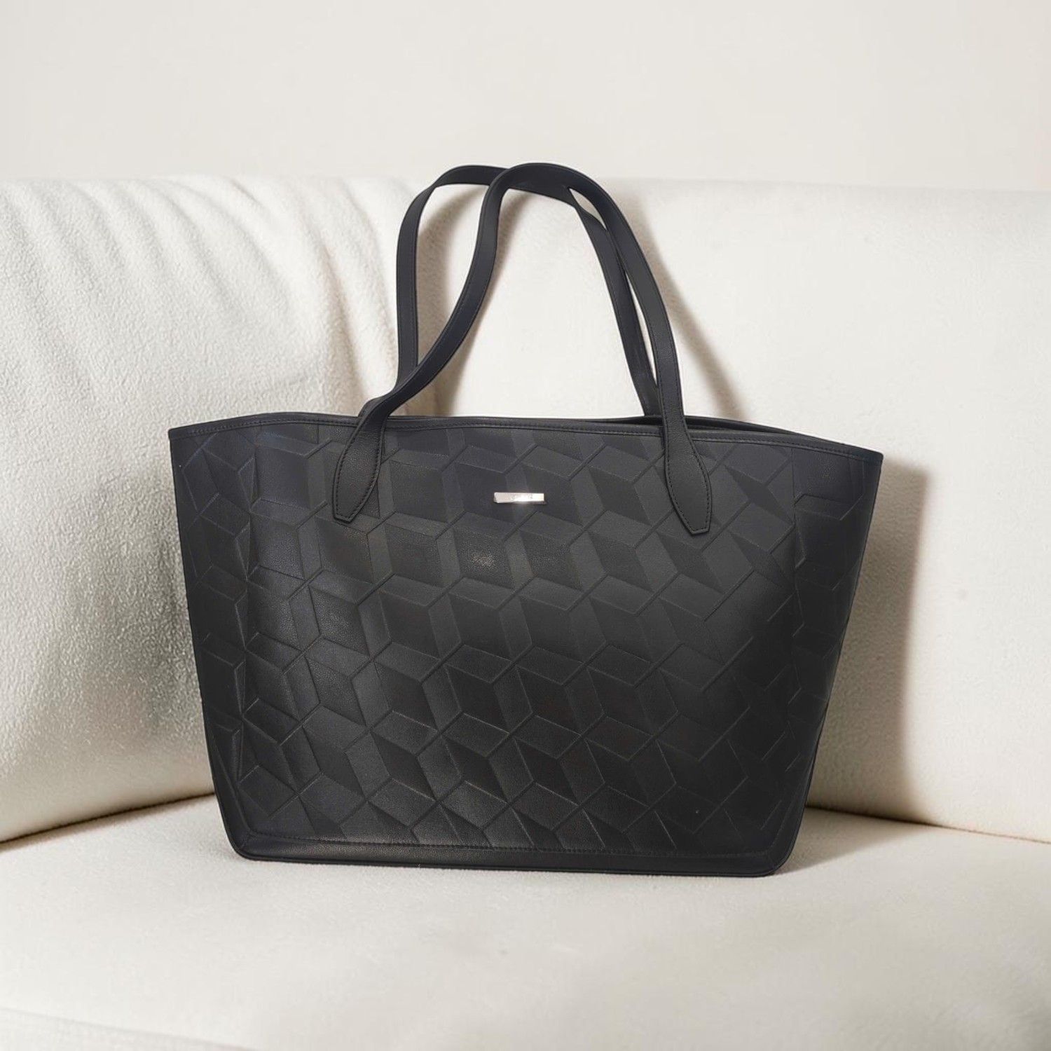 Totebag B181 Hongu vân hoạ tiết TX9950 / m48 đ34 c29 / ĐEN