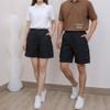 Quần đùi gió style Hàn / D658 đen , D659 xám , D660 be , D661 xanh