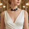 Vòng cổ / dây chuyền style Âu S496 / ĐÍNH ĐÁ NHIỀU MÀU