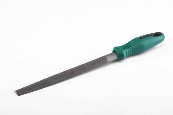 Dũa kim loại bán nguyệt răng mịn 10" SATA 03941
