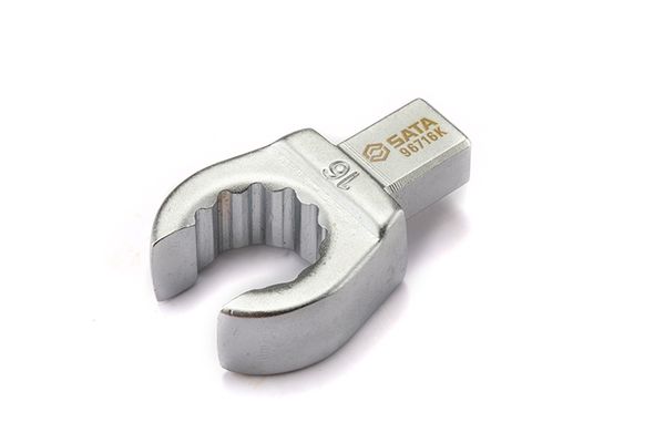 Đầu cờ lê lực miệng hở lỗ cốt tròn 9x12x10mm Thép CrV SATA 96710K