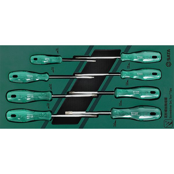 Bộ tuốc nơ vít đầu torx 8 cái SATA 09955A