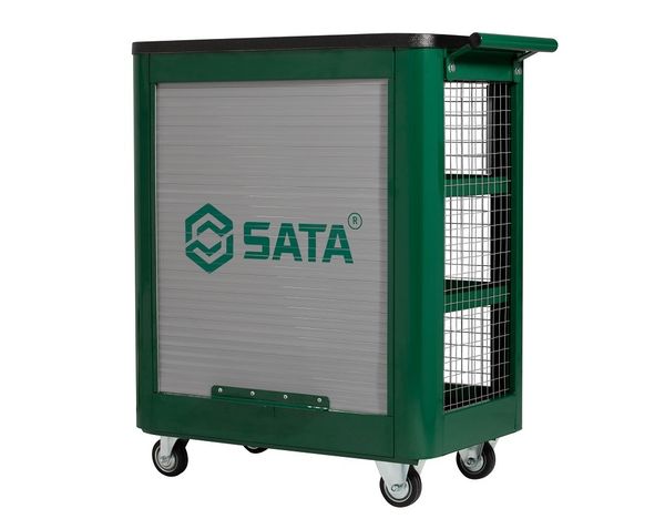 Xe đẩy dụng cụ lưới cửa trượt 818x382x631mm SATA 95111