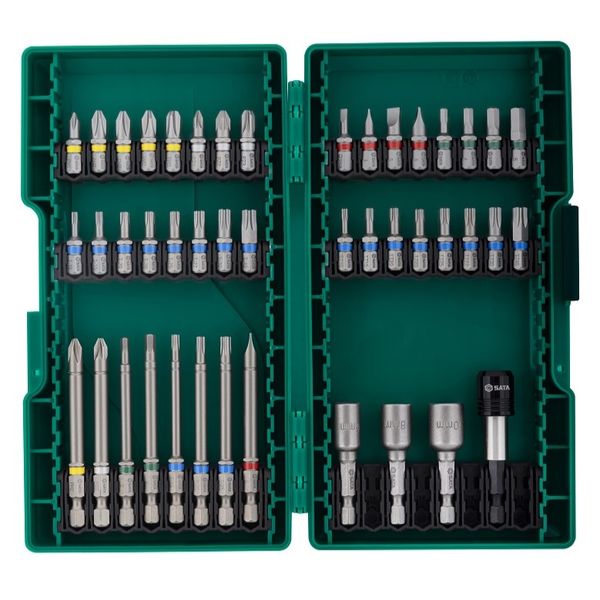 Bộ phụ kiện mũi vít 44 chi tiết SATA 09337